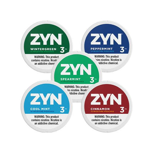 ZYN 3mg Nicotine Pouches – Smooth Tobacco-Free Nicotine